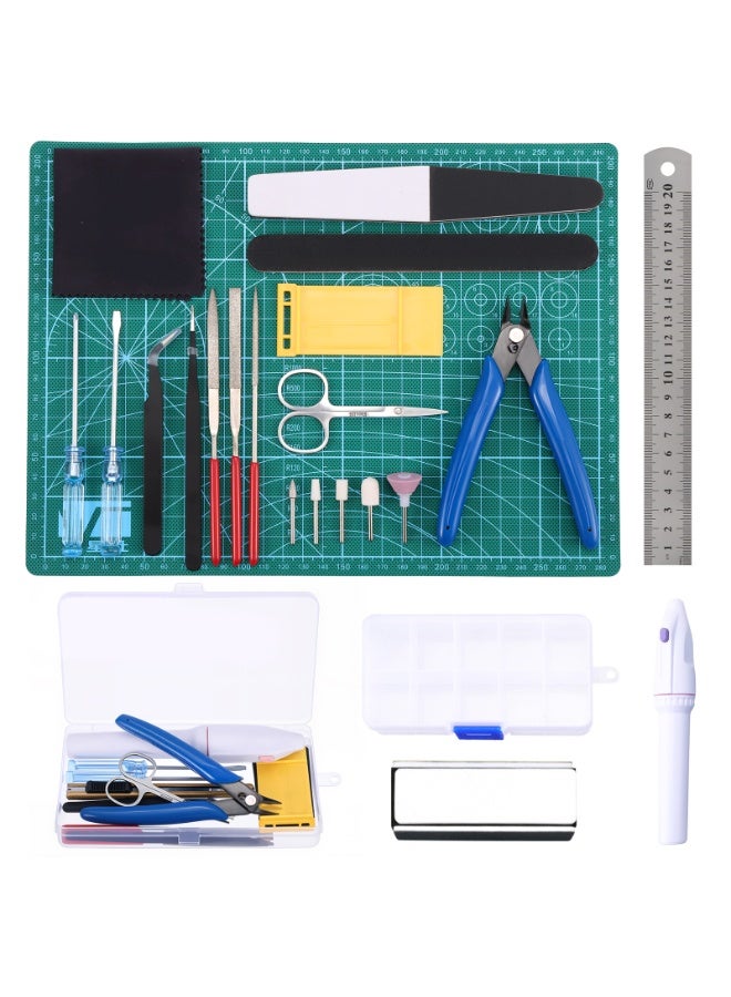 26 Piece Model Tools Gundam Model Tools Kit Model Building Basic Model Repair and Fixing Hobby Building Craft Set - Image 1