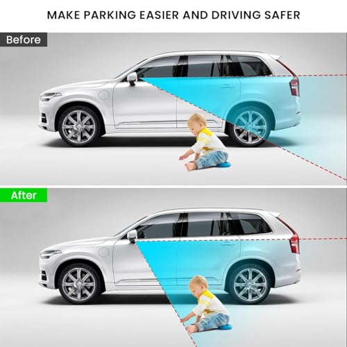 STHIRA® 1PCS Blind Spot Mirror For Car Curved Hd Mirror Outside Strong Backing Glue 360° Fine Adjusting Blind Spot Mirror For Car, Van, Suv, Trucks - Image 5