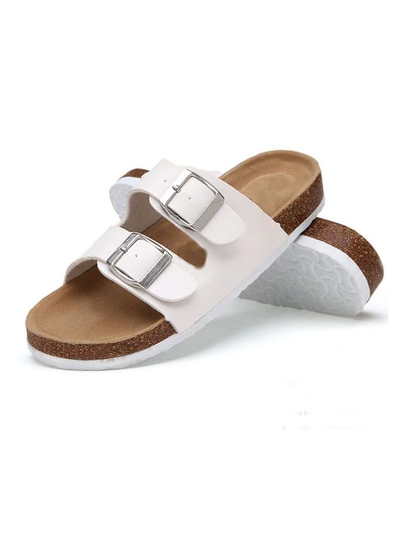 رويزو المرأة الفلين النعال الباردة سحب مريحة الصيف الصنادل الشاطئ ، مع مشبك قابل للتعديل - Image 1