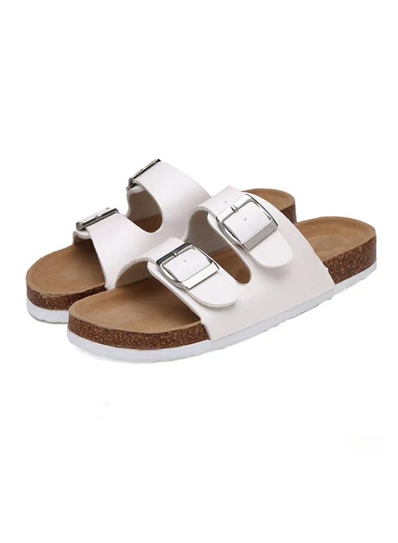 رويزو المرأة الفلين النعال الباردة سحب مريحة الصيف الصنادل الشاطئ ، مع مشبك قابل للتعديل - Image 2