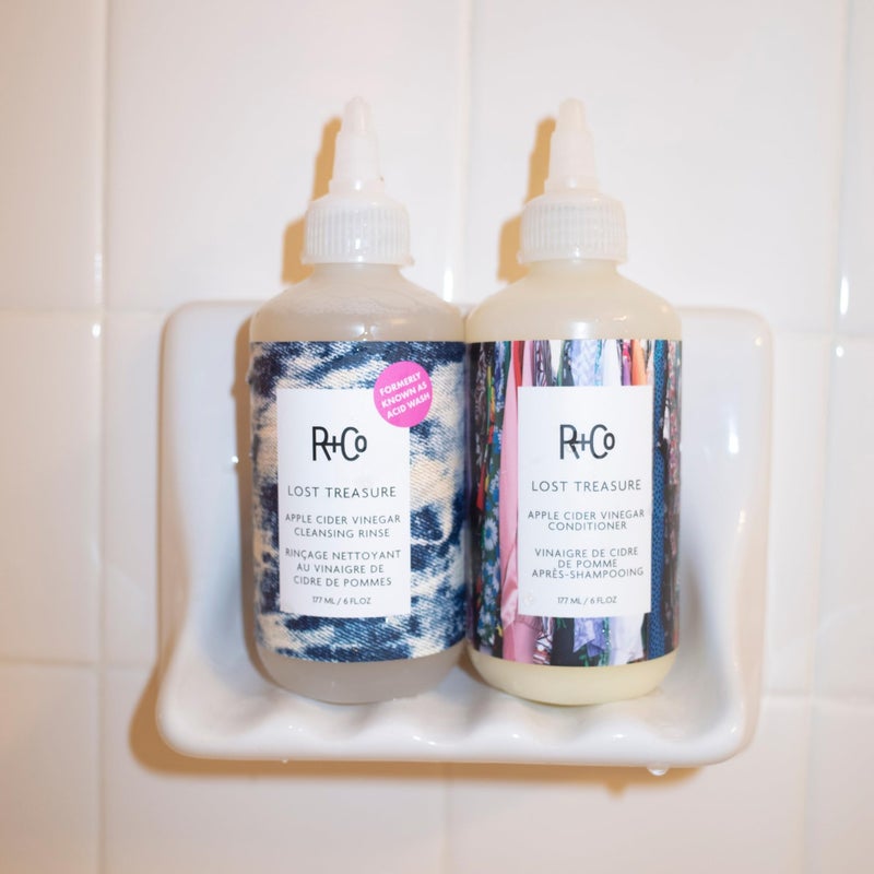 R+Co Lost Treasure Apple Cider Vinegar Cleansing Rinse | Dramatic Shine + Softens Hair + Preserves Color | Vegan + Cruelty-Free | 6 Oz - Image 5
