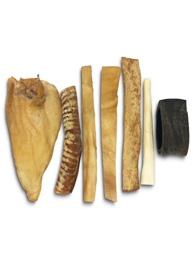 Wild Eats Dog Chews, Water Buffalo Prime Select, 7 Pack (Long Lasting Chews, Dog Bone Assortment, Grain Free, Gluten Free, 0.56 lbs) - Image 1