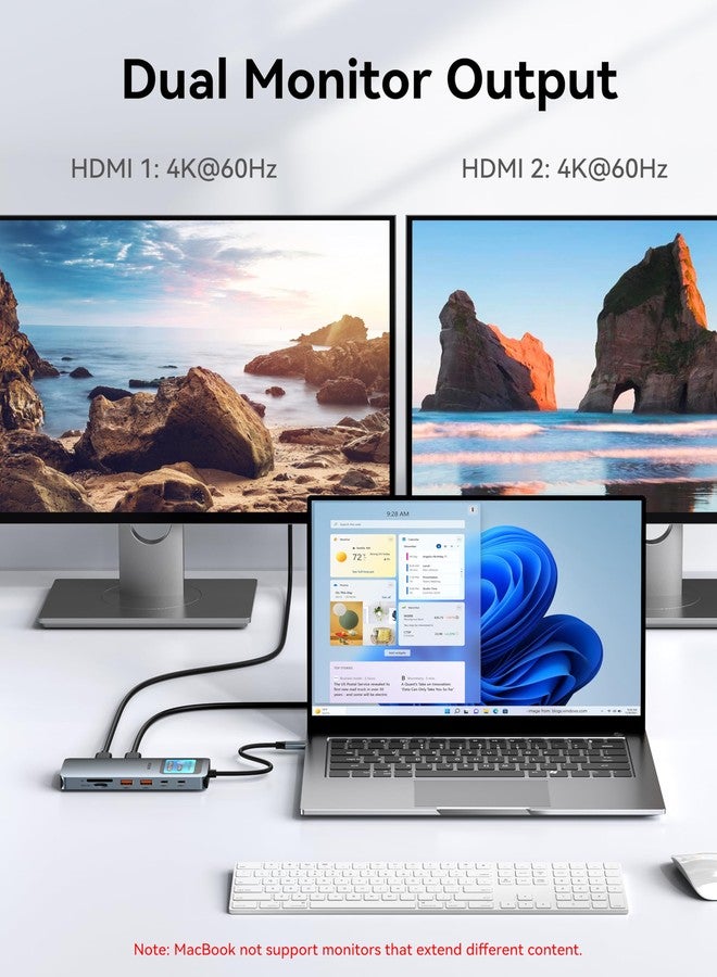 موكين موزع USB، منفذي HDMI - Image 4