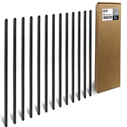 Binditek 25 Pack Binding Bars, 25-Sheet Capacity Slide Grip Binding Bars, Black, 5mm Thickness, 11 Inches, for Students and Coworkers - Image 1