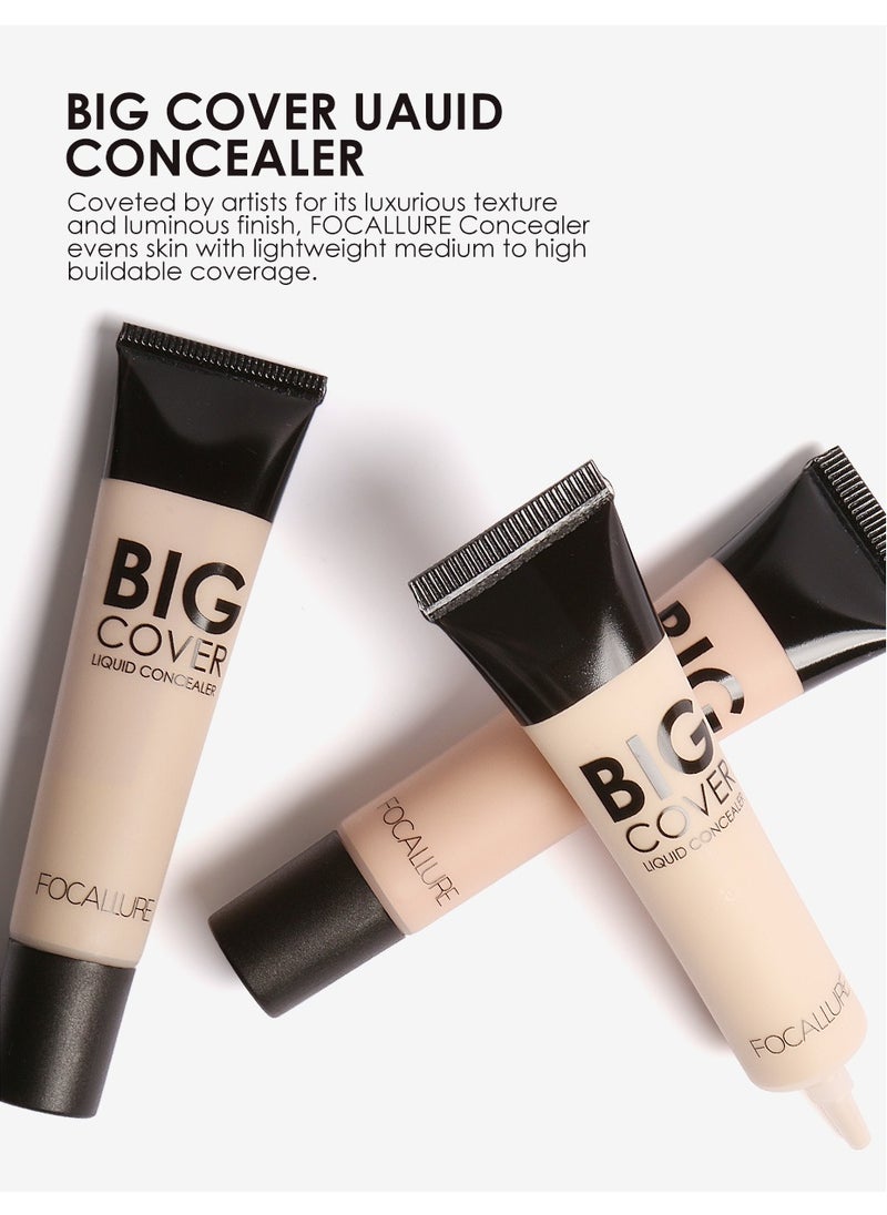 FOCALLURE - Focallure Big Cover Liquid Concealer #02 Natural - Image 1