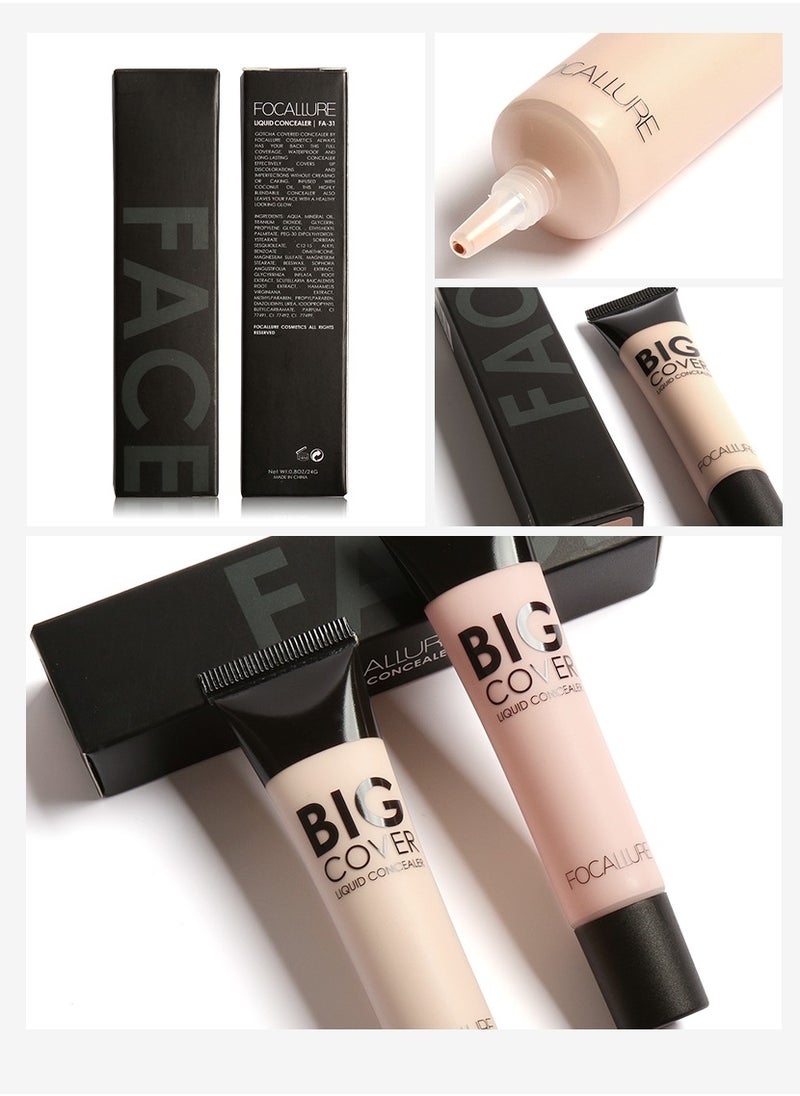FOCALLURE - Focallure Big Cover Liquid Concealer #02 Natural - Image 1