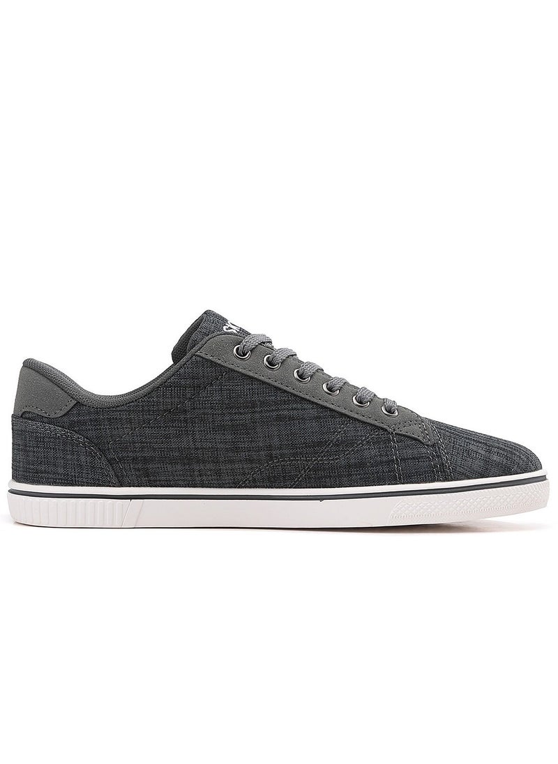 Sky View Mens Casual Shoes Low Top Fashion Canvas Sneakers Breathable Comfort Walking Shoes for Male Grey  - Image 2