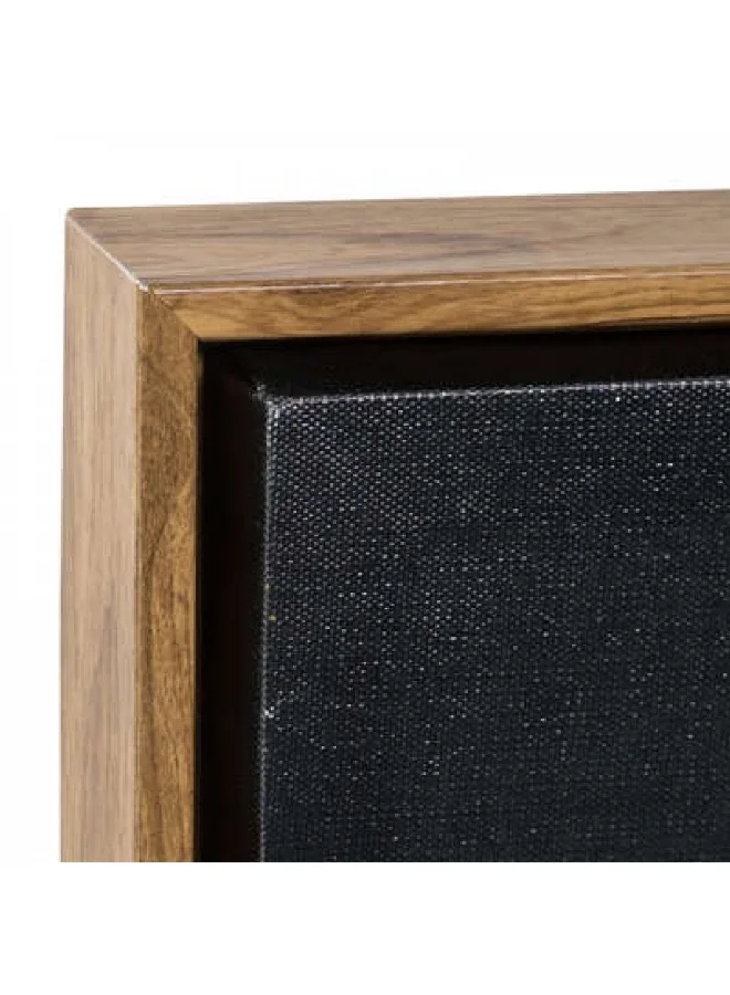 atmosphera Wall Mounted Decorative Easy-Hanging World Canvas Frame Grey and Gold 58 x 88 cm 162269