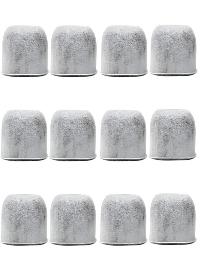 BRENSTEN Pack of 12 Replacement Charcoal Water Filters for All Cuisinart And Braun Coffee Machines - Cuisinart and Braun Compatible (NOT KEURIG) Filters Fit Both Newer & Older Models Coffee Makers - Image 1