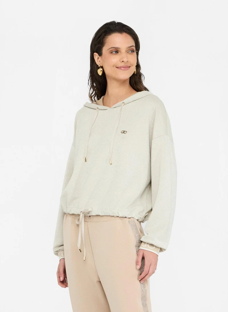 Liu Jo Lurex® hoodie