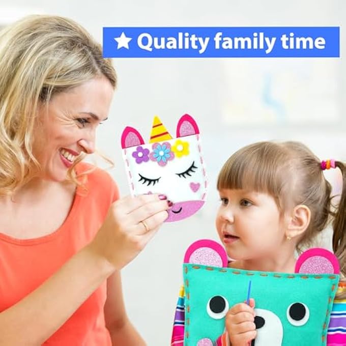 myFirst PAPER CRAFT KIT FOR KIDS, UNICORN BUNNY KIT FOR TODDLERS AND GIRLS, INCLUDE 16 CUTE DIY ARTS AND CRAFTS PROJECTS, ORGANIZED ART ACTIVITIES SUPPLIES BOX PRESCHOOL CREATIVE GIFT TOYS - Image 5