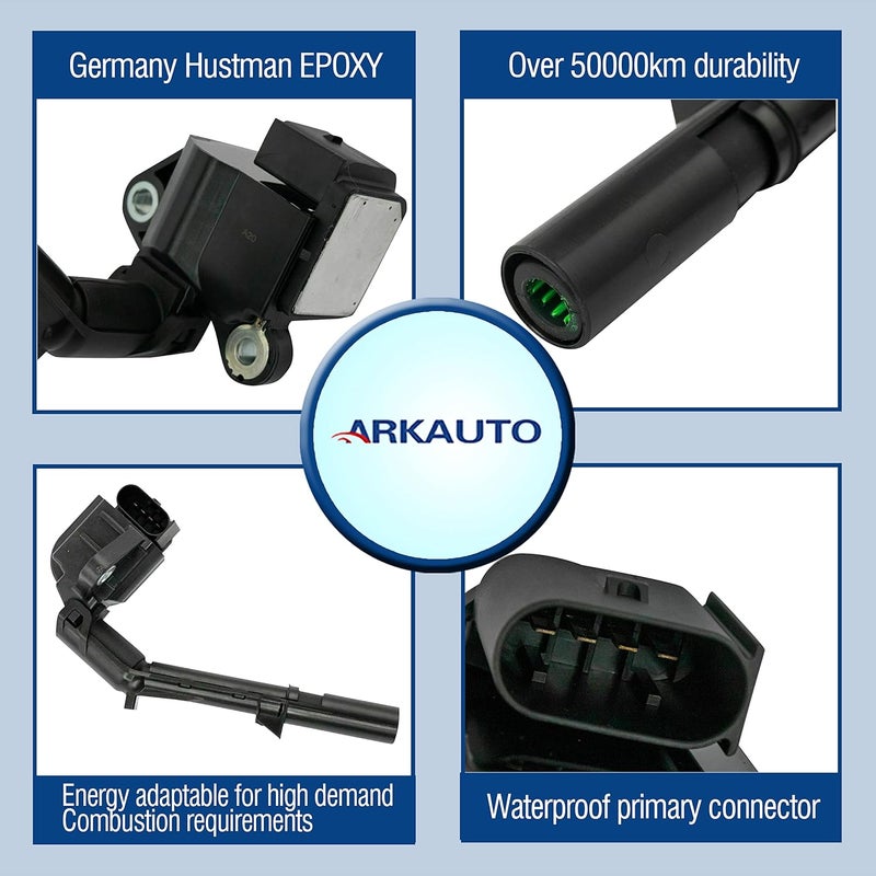ARKAUTO 4PCS Ignition Coils UF734 for Infiniti and Mercedes Benz Models - Image 2
