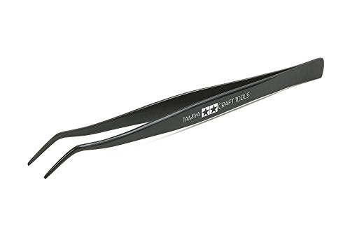 TAMIYA 300074003 - Tweezers, Curved - Image 1