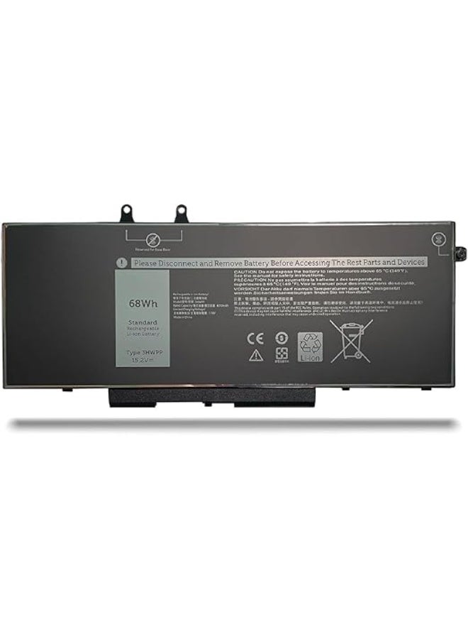بطارية 15.2 فولت 68 واط ساعة 3HWPP متوافقة مع Dell 03HWPP 10X1J N2NLL 1VY7F 3YNXM 451-BCMN لأجهزة Latitude 5401 و5410 و5411 و5501 و5510 و5511 وسلسلة Precision 3541 و3551 - Image 1