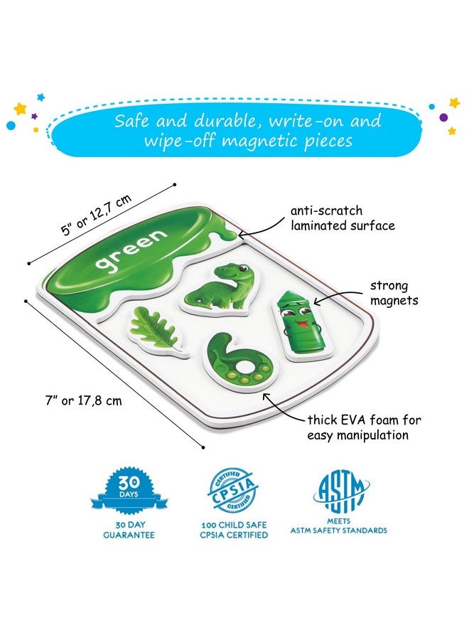 Simply magic 66 PCS Magnetic Color Sorting Set, Magnetic Numbers & Colors Sorting Toys for Toddlers, Numbers Color Sorting Magnets for Fridge and Whiteboard, Recognition Sorting Set - Simply Magic - Image 4