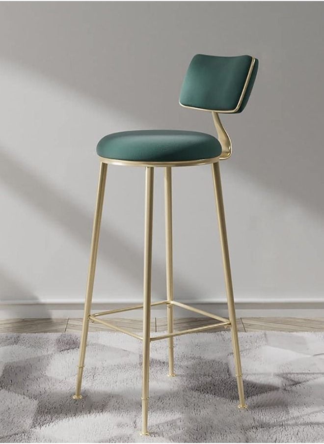 CityRiya-Long Modern Bar Stools Industrial Barstools with Comfortable Seat High Bar Chair Breakfast Bar Stool for Kitchens Counter Office Home  - Image 1