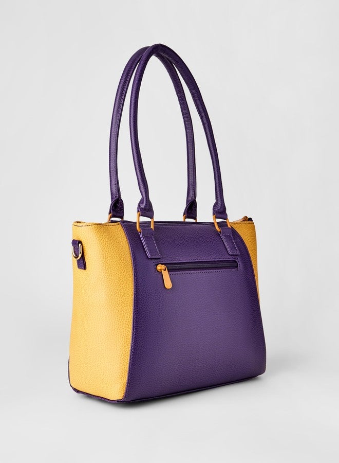 Caprese womens PEBBLE S Medium YELLOW Satchel - Image 3