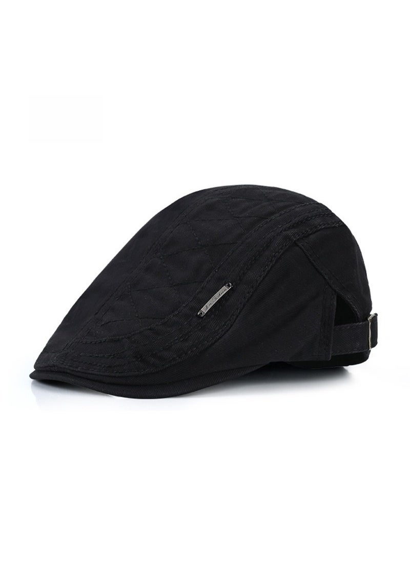 Generic - Retro Newsboy Cap Unisex Fashion Beret Army Green - Image 1