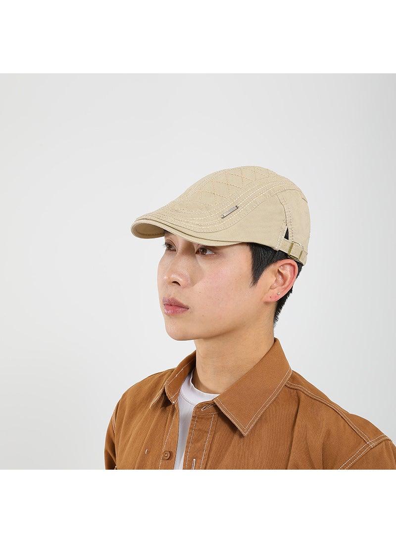 Generic - Retro Newsboy Cap Unisex Fashion Beret Army Green - Image 1