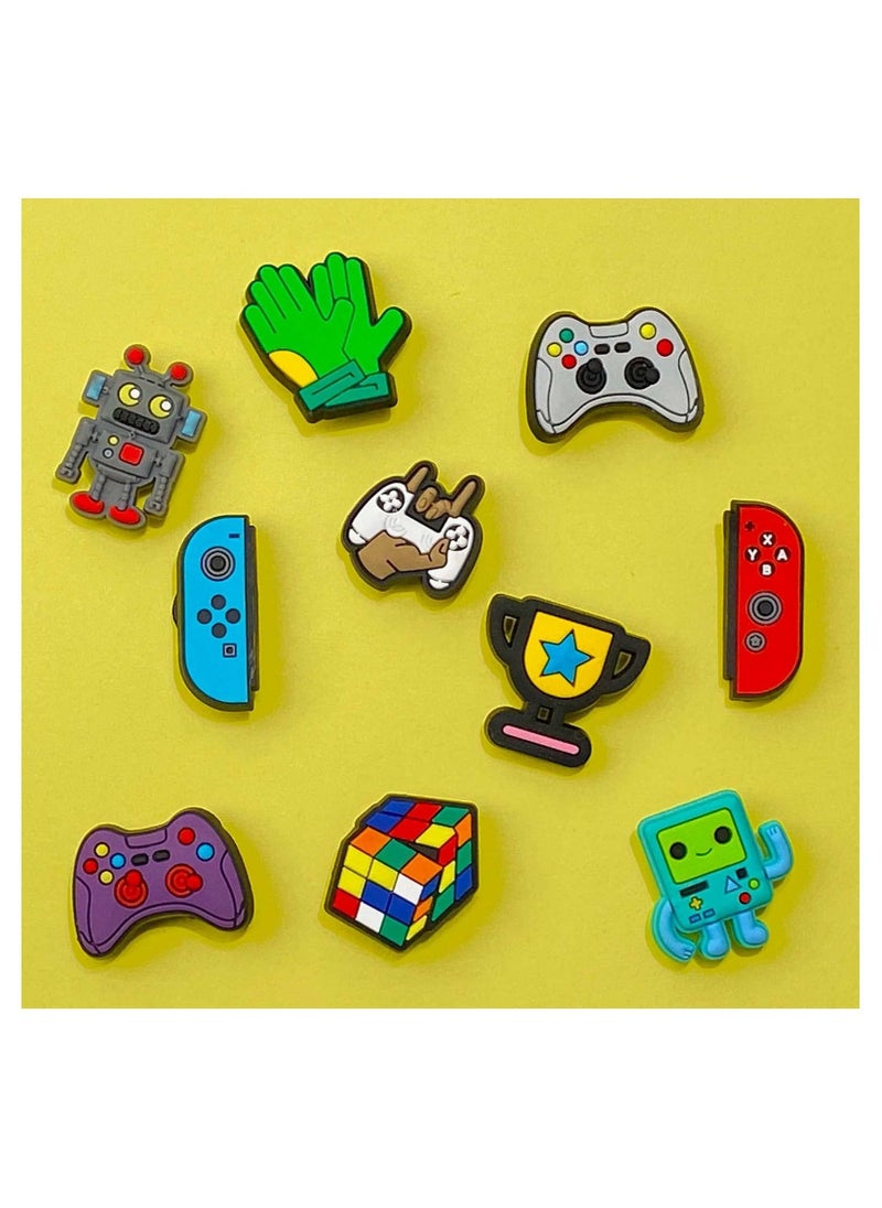 Shoe Decoration Charms, 21 Pcs Game Shoe Charms, Shoe Charms for Croc Clog Sandals Decoration PVC Croc Pins Accessories, Perfect Gift for Boys Girls Women - Image 3