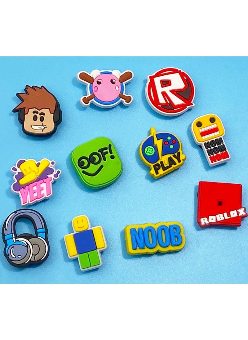 Shoe Decoration Charms, 21 Pcs Game Shoe Charms, Shoe Charms for Croc Clog Sandals Decoration PVC Croc Pins Accessories, Perfect Gift for Boys Girls Women - Image 2