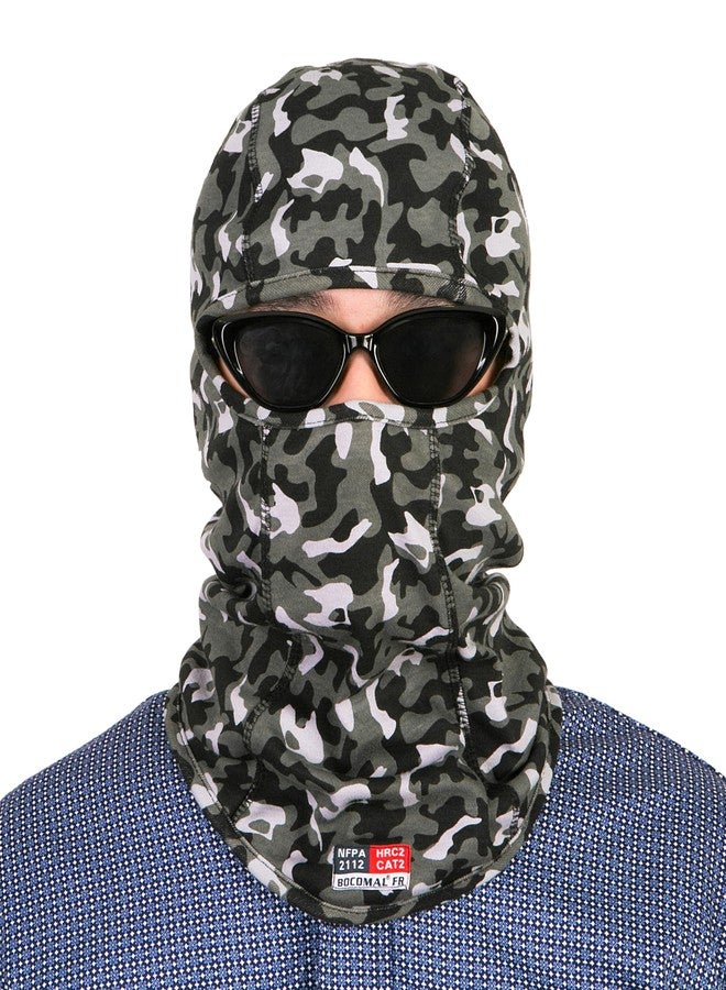 BOCOMAL FR Balaclava Face Mask 7oz Flame Resistant Covering Welding Hood Arc Rated NFPA2112 CAT2 One Size - Image 2