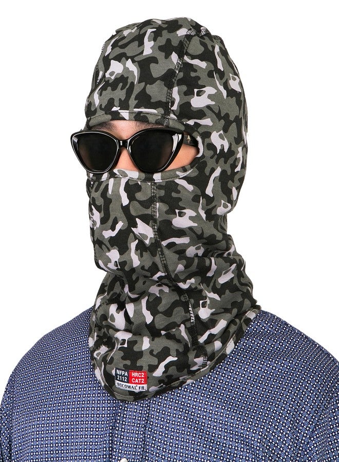 BOCOMAL FR Balaclava Face Mask 7oz Flame Resistant Covering Welding Hood Arc Rated NFPA2112 CAT2 One Size - Image 1