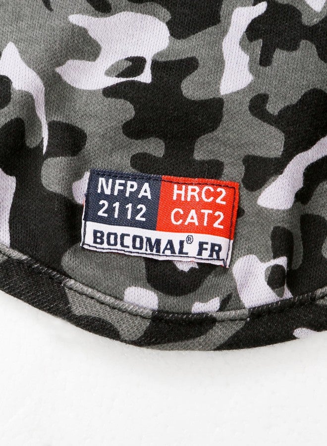 BOCOMAL FR Balaclava Face Mask 7oz Flame Resistant Covering Welding Hood Arc Rated NFPA2112 CAT2 One Size - Image 5
