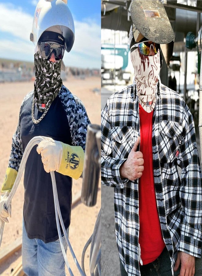 BOCOMAL FR Balaclava Face Mask 7oz Flame Resistant Covering Welding Hood Arc Rated NFPA2112 CAT2 One Size - Image 4