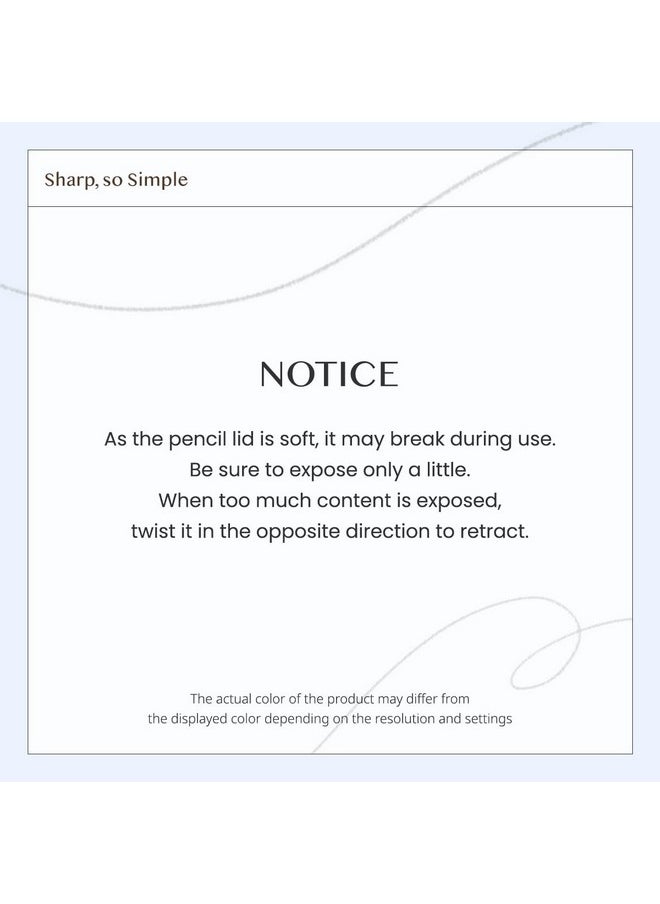 كليو بروفيشنال - قلم تحديد العيون المقاوم للماء Sharp So Simple 005 بني رمادي - Image 1
