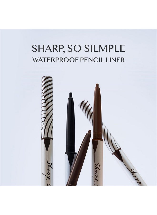كليو بروفيشنال - قلم تحديد العيون المقاوم للماء Sharp So Simple 005 بني رمادي - Image 1