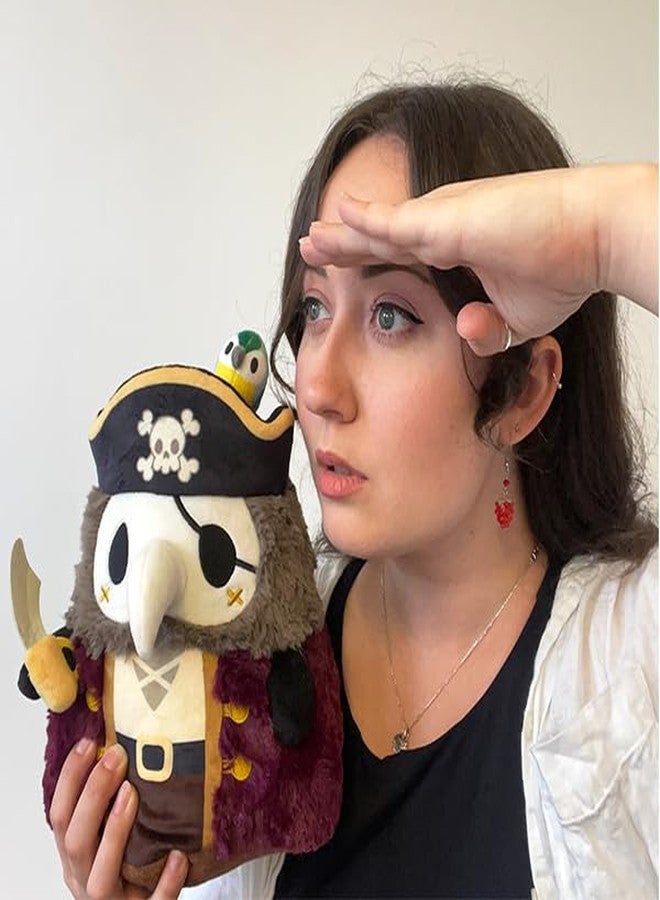 Squishable - Mini Pirate Plague Doctor - The Mysterious Doctor Plague Collection - 10.5 in - Soft Toy Collectible Stuffed Animal - Image 4