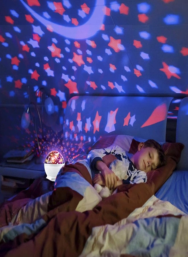MOKOQI Race Car Night Light Projector Birthday Gifts Toys for Boys Age 3-5 Kids Car Nightlights 360 Degree Rotation with 17 Colors Changing Star Projector Ceiling Light Projector for Boys - Image 3