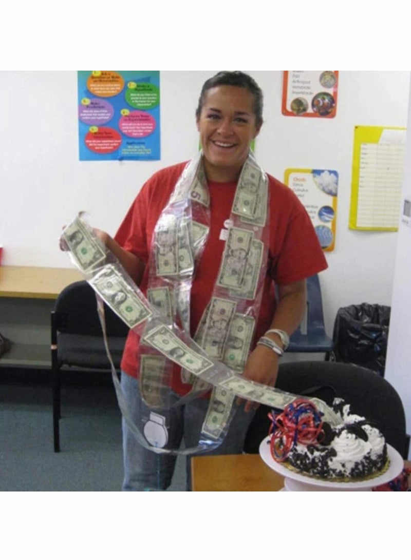 Excefore Cake Money Box, Money Pulling Cake Making Mold, Money Cake Dispenser Box, Cake Money Kit With Happy Birthday Cake Topper Cake Money Box for Birthday Graduation Party Cake Decoration - Image 4