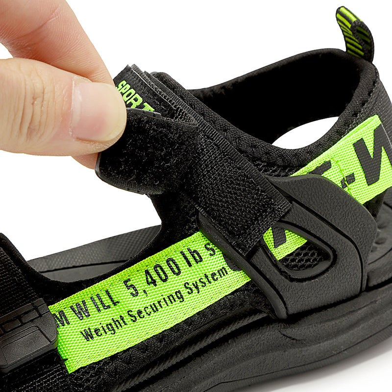 2025 Trendy Children'S Sandals For Students, Middle-Aged Children'S Sports Beach Shoes, Trendy Boys' Velcro Sandals - Image 5