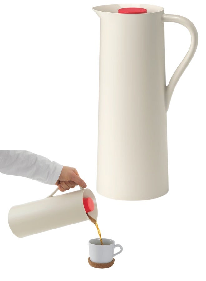 أيكيا ترمس حرارى 1لتر يحافظ على المحتويات دافئة وباردة لمدة تصل إلى 6 ساعات. - Image 1