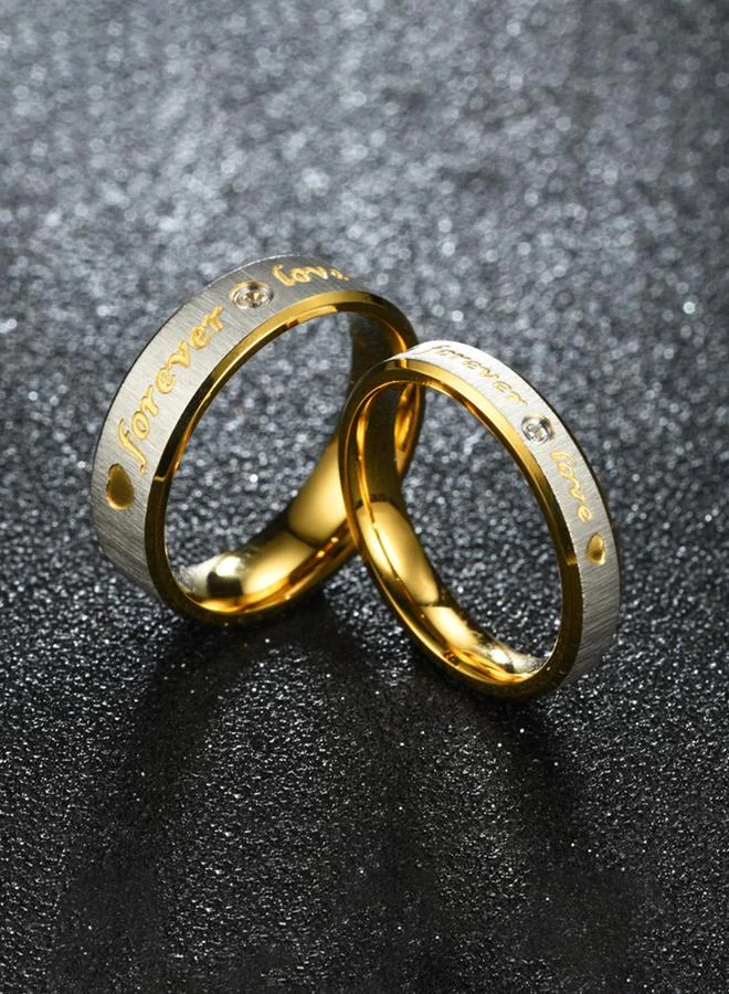 Take Two Pack of 2 - Forever Love Gold Ring