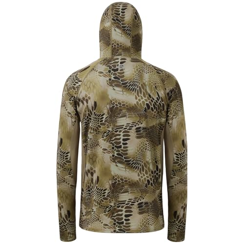 BASSDASH UPF 50 Mens Hunting Shirts with Mask Long Sleeve Camo Fishing Hoodie - Image 3