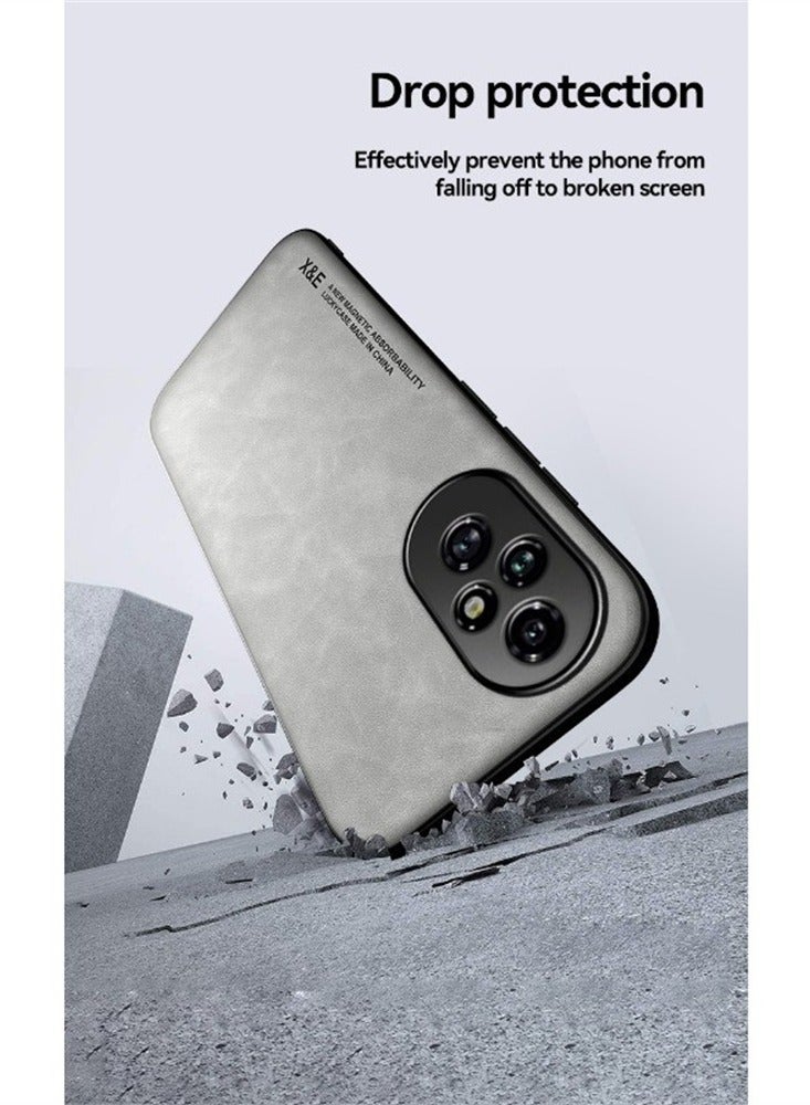 Fankalo Protective Phone Case for Honor 200 with Built in Magnetic Sheet Shockproof High Quality Luxury PU Leather Skin-friendly Phone Cover - Image 4