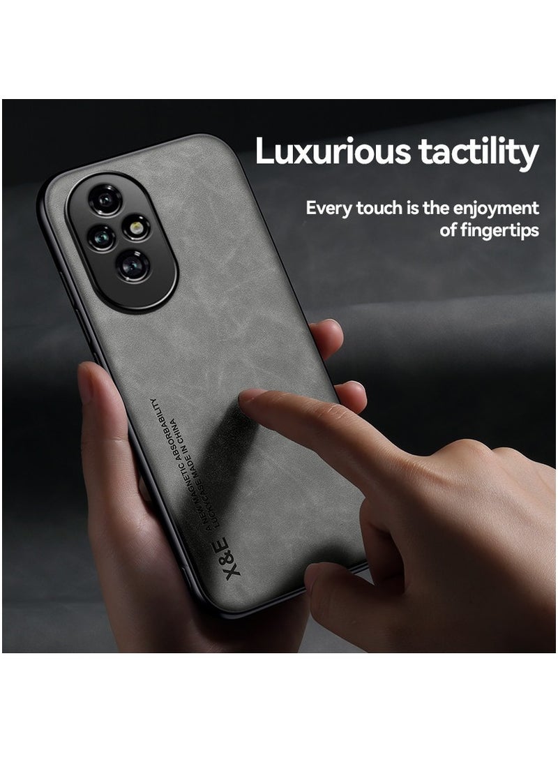 Fankalo Protective Phone Case for Honor 200 with Built in Magnetic Sheet Shockproof High Quality Luxury PU Leather Skin-friendly Phone Cover - Image 3