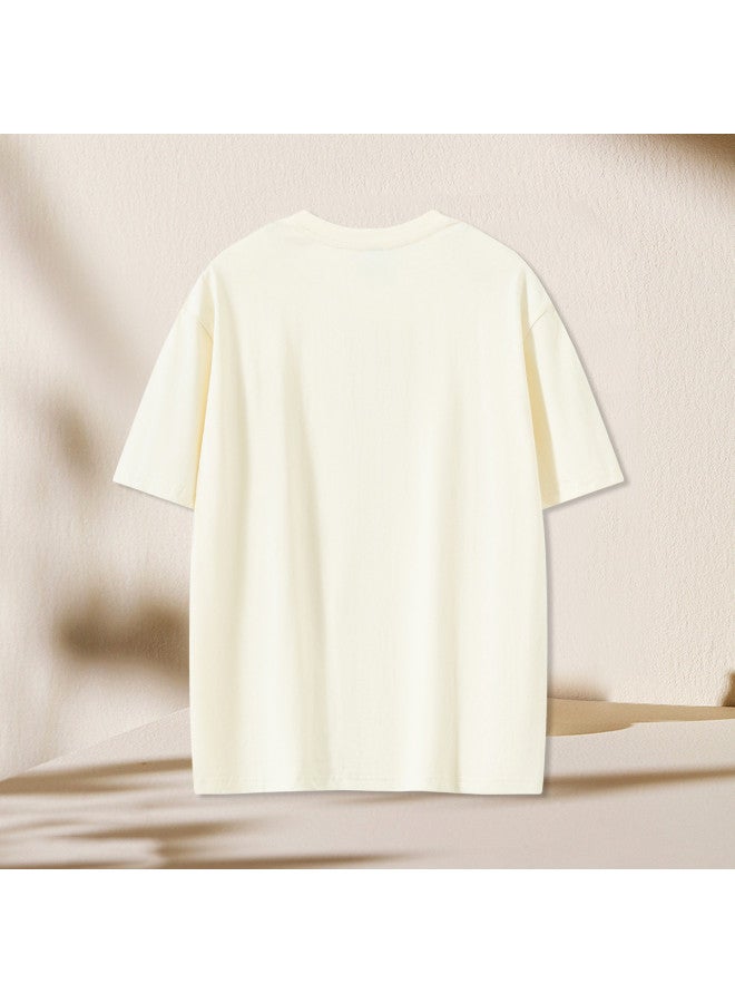 Tucano men's Summer Short Sleeve T-shirt - Loose Fit Casual Comfort Round Neck Versatile Printed Tee Top - Image 3