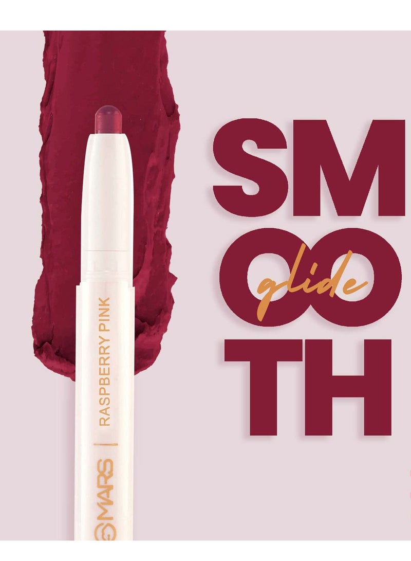 مارس قلم تلوين الشفاه بوبينز طويل الأمد قابل للسحب من مارس، 1.3 جم 01 POWERFULL RED - Image 2