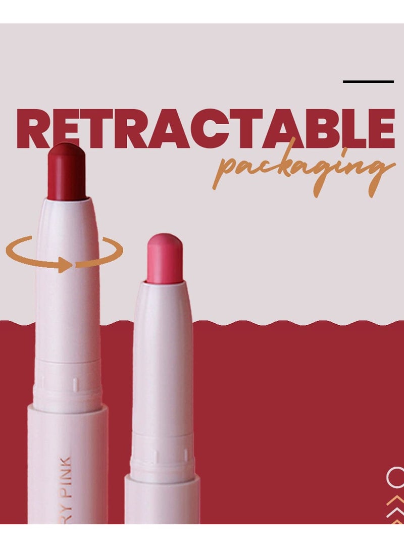 مارس قلم تلوين الشفاه بوبينز طويل الأمد قابل للسحب من مارس، 1.3 جم 01 POWERFULL RED - Image 3