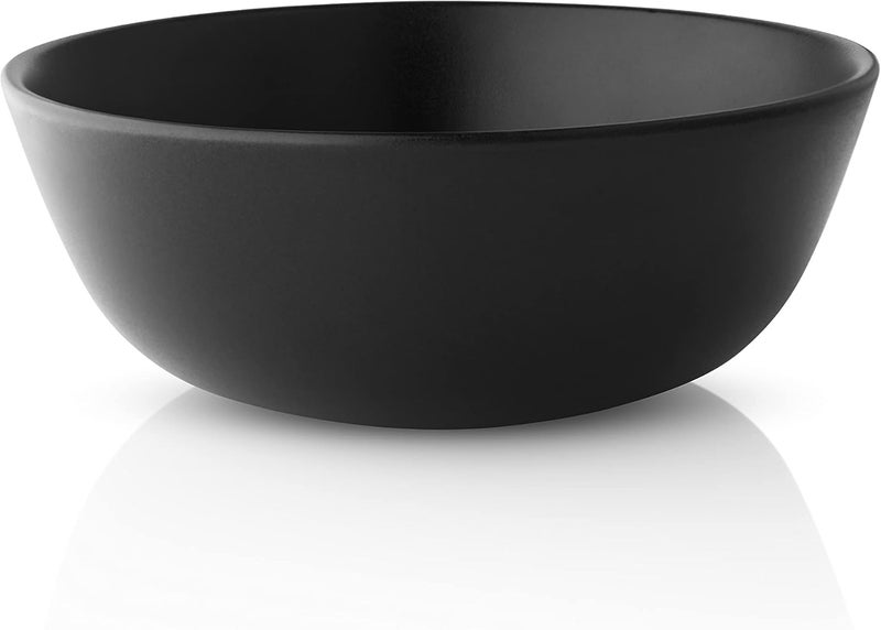 Eva Solo  Nordic Kitchen Bowl 05l 16cm  Dishwasher  Microwave Safe  Black Stoneware  Danish Design Functionality  Quality  Set of 4  Black - Image 1
