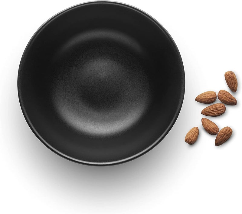 Eva Solo  Nordic Kitchen Bowl 05l 16cm  Dishwasher  Microwave Safe  Black Stoneware  Danish Design Functionality  Quality  Set of 4  Black - Image 5