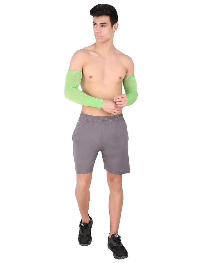 WMX Men and women Sun protection cotton arm sleeve Unisex summer, Winter arm protective Sports cricket, Football rider, Gym sleeves elbow Full cover - Image 5