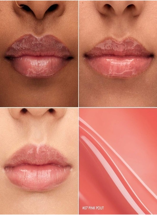 SEPHORA SEPHORA COLLECTION Outrageous Plump Effect Gloss 07 Pink Pout - Shimmer Free Bubblegum Pink 6g  - Image 2