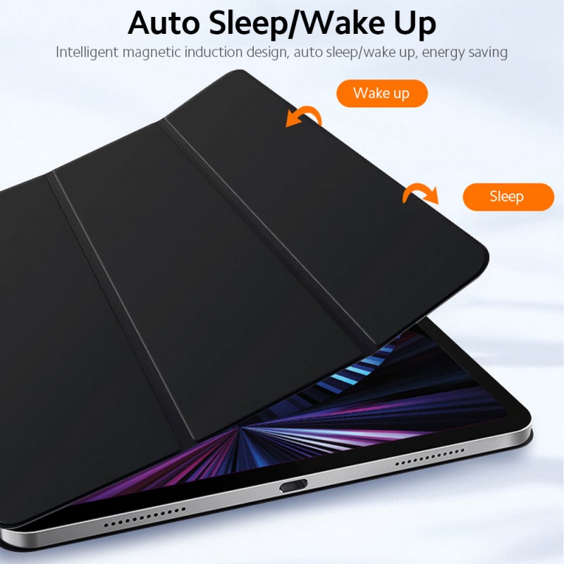 Tablet Protective Case: No Frame Design With Built-in 88 Magnets - Auto Sleep Wake Up Slim Lightweight Cover for Tablet Users Studying Painting Movie-Watching - Image 3