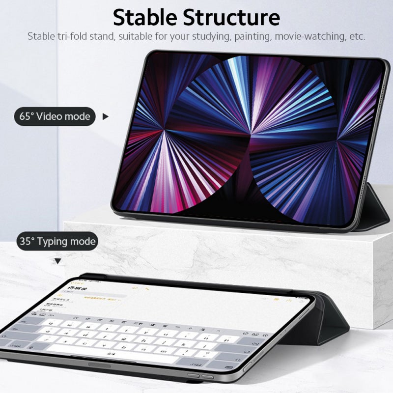 Tablet Protective Case: No Frame Design With Built-in 88 Magnets - Auto Sleep Wake Up Slim Lightweight Cover for Tablet Users Studying Painting Movie-Watching - Image 2