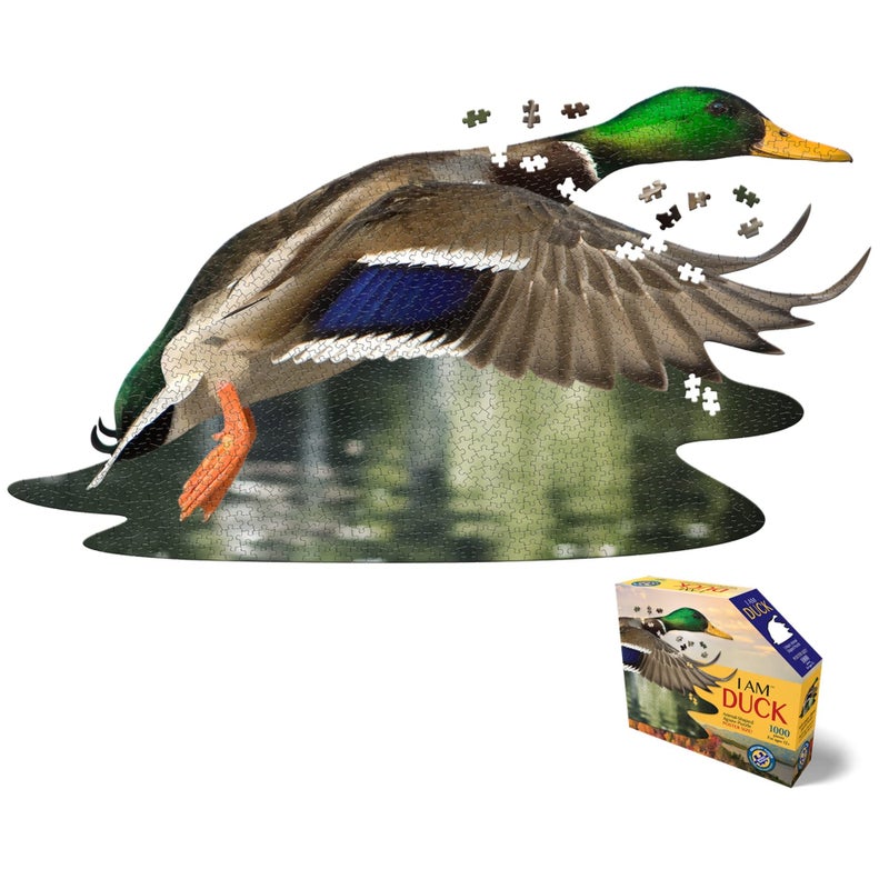Madd Capp Puzzles I AM Duck 1000 Pieces Animal Shaped Jigsaw Puzzle Multi - Image 3